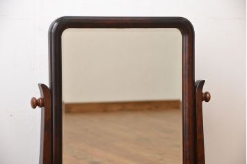 アンティーク雑貨　中古　松本民芸家具　B型置き鏡(定価約15万円)