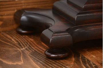 アンティーク雑貨　中古　松本民芸家具　B型置き鏡(定価約15万円)