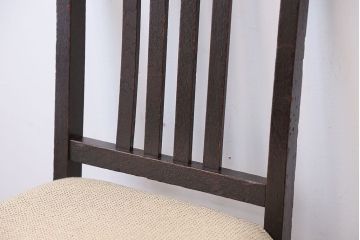 アンティーク家具　アンティーク　古いナラ材のダイニングチェア(1)