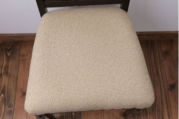 アンティーク家具　アンティーク　古いナラ材のダイニングチェア(1)