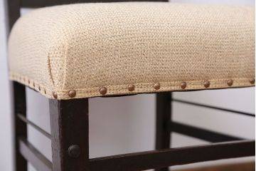 アンティーク家具　アンティーク　古いナラ材のダイニングチェア(1)