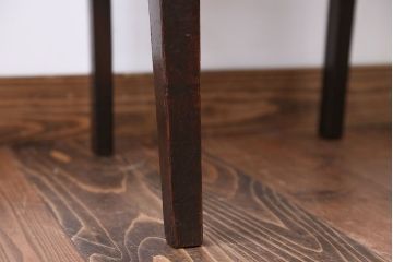 アンティーク家具　アンティーク　古いナラ材のダイニングチェア(1)