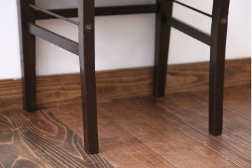 アンティーク家具　アンティーク　古いナラ材のダイニングチェア(1)