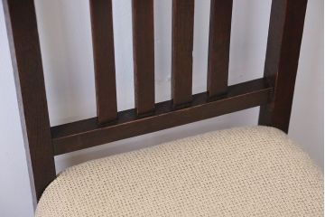 アンティーク家具　アンティーク　古いナラ材のダイニングチェア(2)