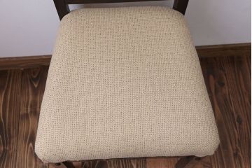 アンティーク家具　アンティーク　古いナラ材のダイニングチェア(2)