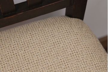 アンティーク家具　アンティーク　古いナラ材のダイニングチェア(2)