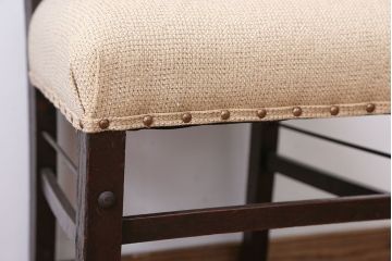 アンティーク家具　アンティーク　古いナラ材のダイニングチェア(2)