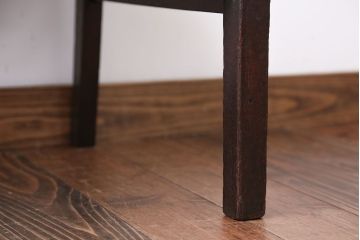 アンティーク家具　アンティーク　古いナラ材のダイニングチェア(2)