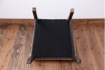 アンティーク家具　アンティーク　古いナラ材のダイニングチェア(2)