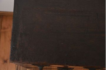 アンティーク家具　古民具・骨董　ネームプレート付き縦型小引き出し(1)