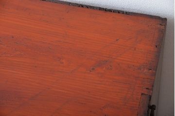 アンティーク家具　アンティーク　玉杢の美しいチェスト(2)