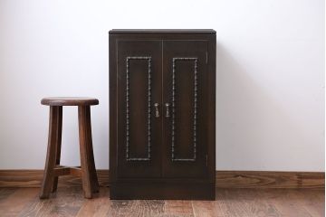 アンティーク家具　アンティーク　お洒落で小さな書類収納棚