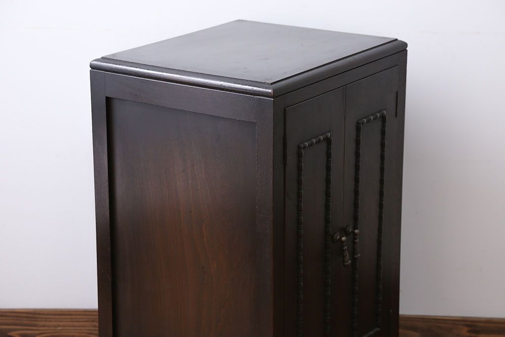 アンティーク家具　アンティーク　お洒落で小さな書類収納棚