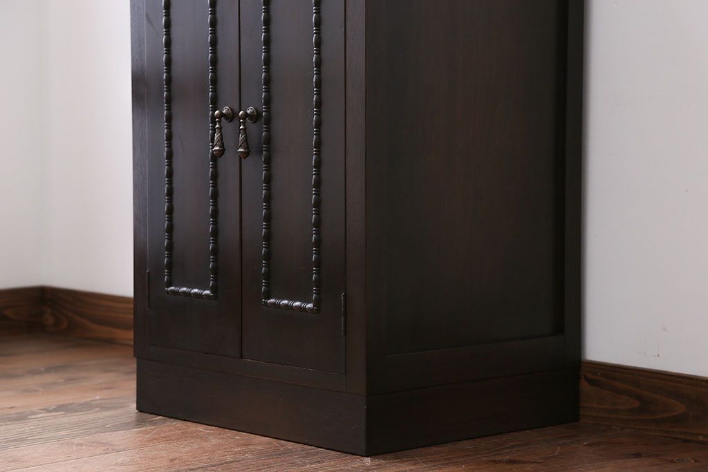 アンティーク家具　アンティーク　お洒落で小さな書類収納棚