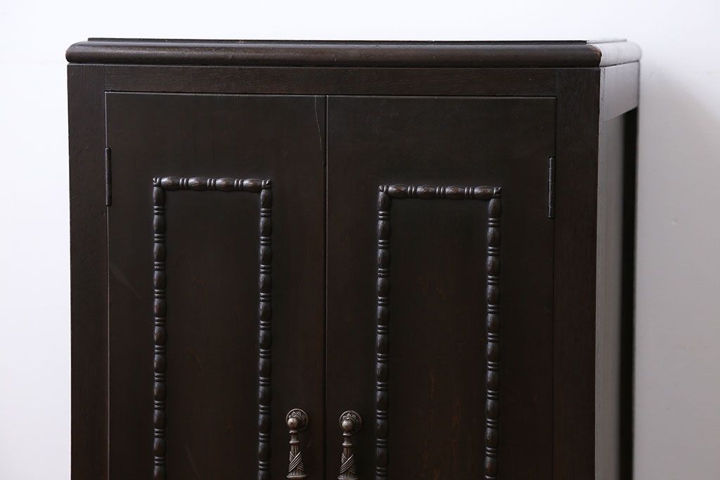 アンティーク家具　アンティーク　お洒落で小さな書類収納棚