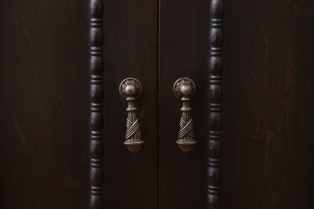 アンティーク家具　アンティーク　お洒落で小さな書類収納棚