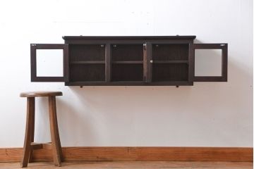アンティーク家具　アンティーク　シンプルでかわいいウォールキャビネット