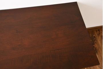 アンティーク家具　古民具・骨董　栗材天板の古い作業台(カウンター)