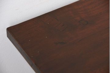 アンティーク家具　古民具・骨董　栗材天板の古い作業台(カウンター)