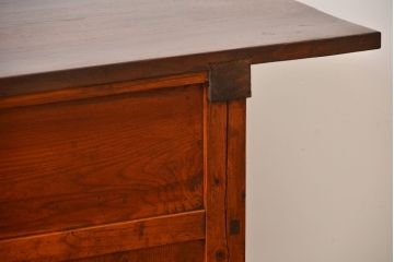 アンティーク家具　古民具・骨董　栗材天板の古い作業台(カウンター)