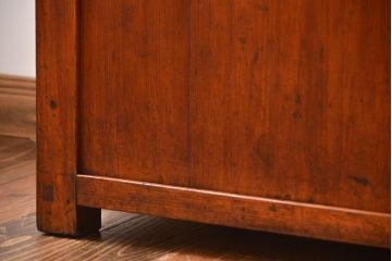 アンティーク家具　古民具・骨董　栗材天板の古い作業台(カウンター)