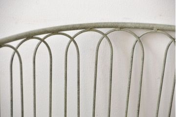 ヴィンテージ家具　イギリスビンテージ　おしゃれでかわいいアイアンベンチ