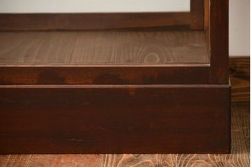 アンティーク家具　アンティーク　店舗什器にぴったりな木製ガラスケース