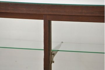 アンティーク家具　アンティーク　店舗什器にぴったりな木製ガラスケース