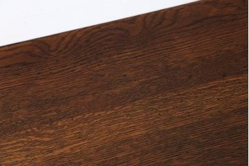 アンティーク家具　アンティーク　天板ナラ材の薄型テーブル(1)