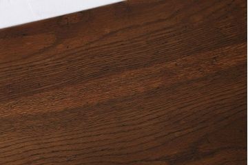 アンティーク家具　アンティーク　天板ナラ材の薄型テーブル(2)