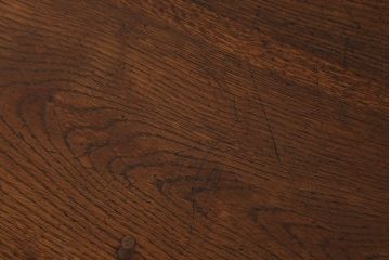 アンティーク家具　アンティーク　天板ナラ材の薄型テーブル(2)