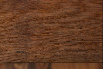 アンティーク家具　アンティーク　天板ナラ材の薄型テーブル(3)