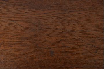 アンティーク家具　アンティーク　天板ナラ材の薄型テーブル(4)