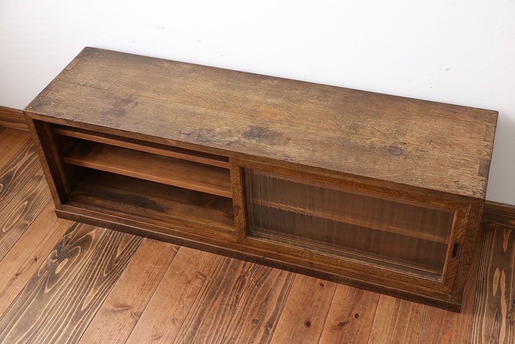 レトロ家具　昭和レトロ　TVボードにぴったりな木製ローボード