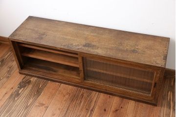 レトロ家具　昭和レトロ　TVボードにぴったりな木製ローボード