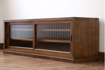 レトロ家具　昭和レトロ　TVボードにぴったりな木製ローボード