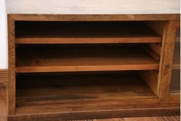 レトロ家具　昭和レトロ　TVボードにぴったりな木製ローボード