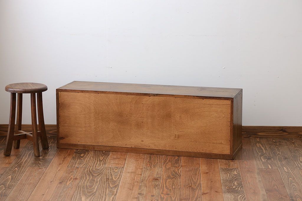 レトロ家具　昭和レトロ　TVボードにぴったりな木製ローボード