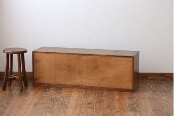 レトロ家具　昭和レトロ　TVボードにぴったりな木製ローボード