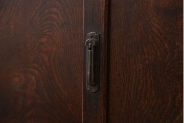 アンティーク家具　古民具・骨董　三方欅材の帳場箪笥