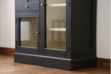 アンティーク家具　アンティークペイント　おしゃれなデンタルキャビネット(ケビント)