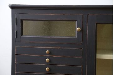 アンティーク家具　アンティークペイント　おしゃれなデンタルキャビネット(ケビント)