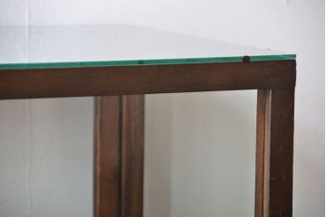 アンティーク家具　アンティーク　ナチュラルな古い木製ガラスケース