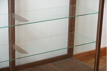 アンティーク家具　アンティーク　ナチュラルな古い木製ガラスケース