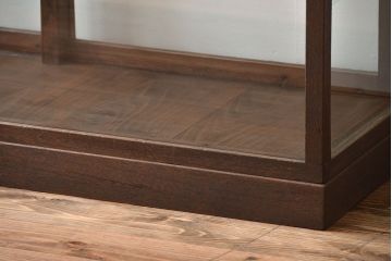 アンティーク家具　アンティーク　ナチュラルな古い木製ガラスケース