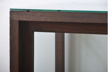 アンティーク家具　アンティーク　ナチュラルな古い木製ガラスケース