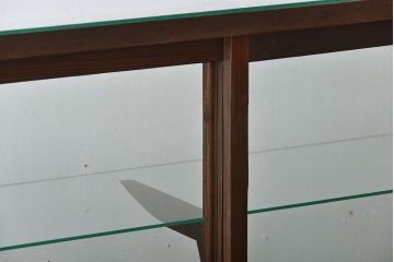 アンティーク家具　アンティーク　ナチュラルな古い木製ガラスケース