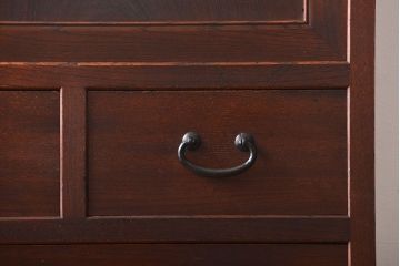 アンティーク家具　アンティーク　前面欅材の和風なチェスト