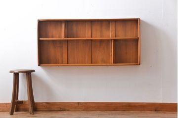 ヴィンテージ家具　イギリスビンテージ　アーコール　シンプルなウォールシェルフ