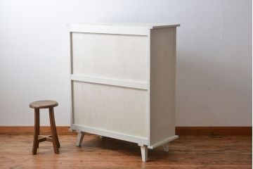アンティーク家具　アンティーク　おしゃれなペイントキャビネット